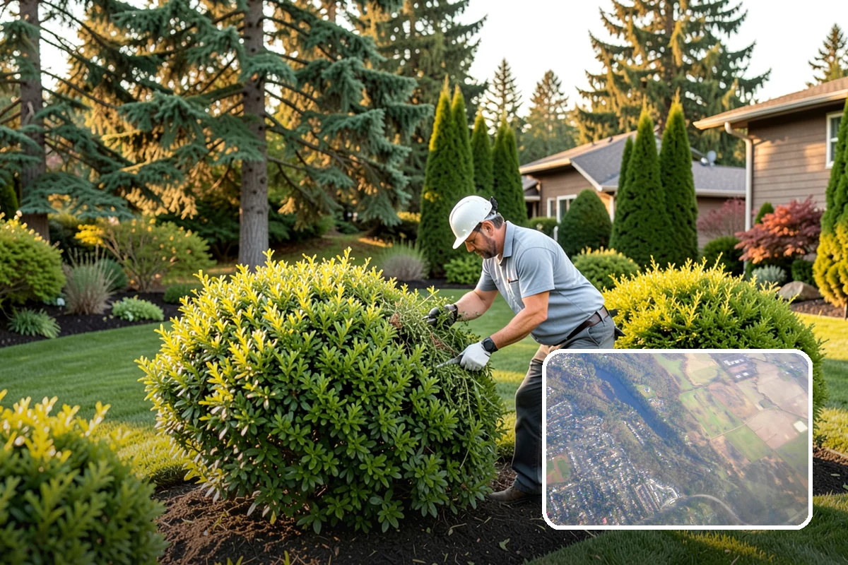 Wood Chip Spreading in Algona, King County, WA - Rugged, stable cover for paths and beds