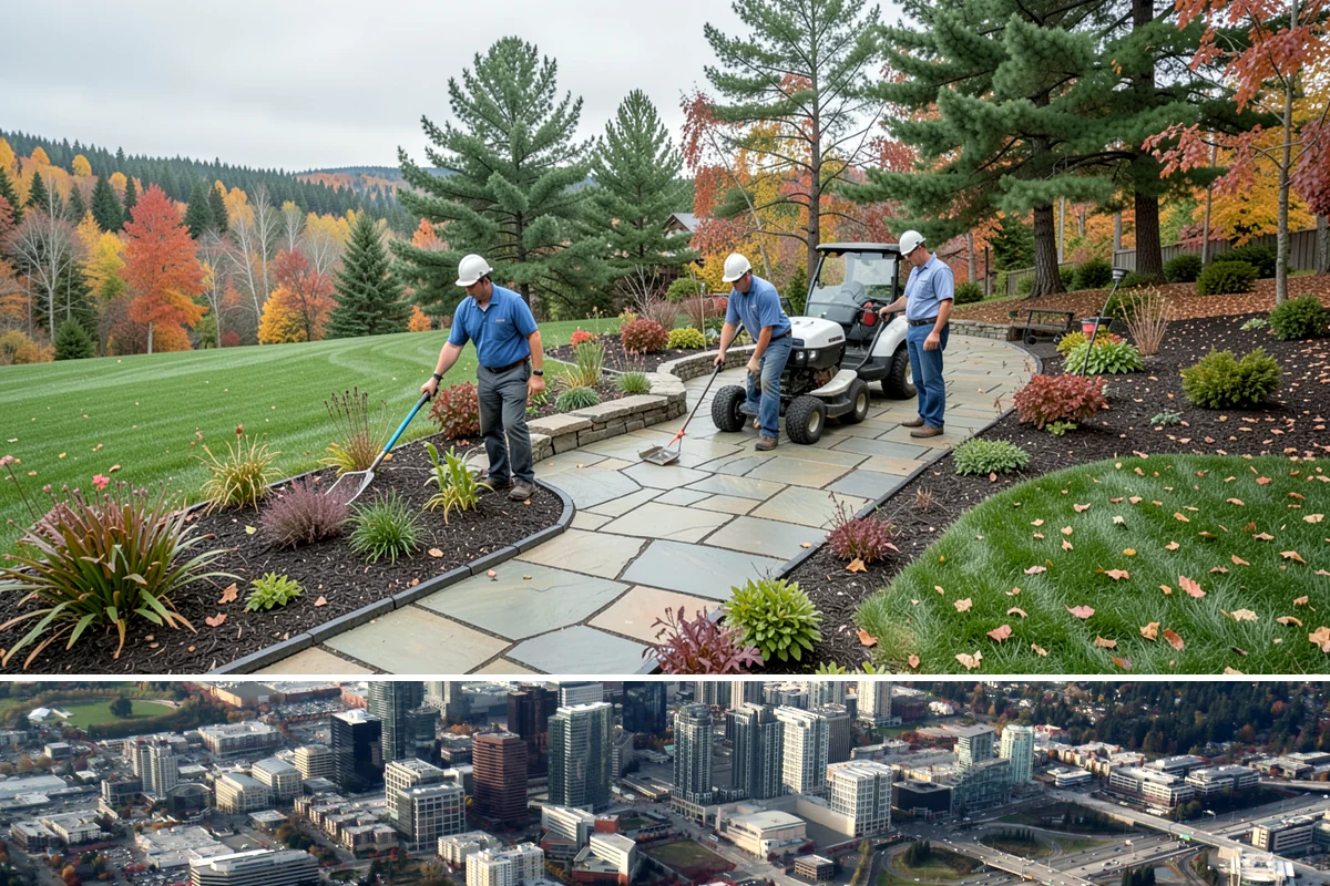 Wood Chip Spreading in Bellevue, King County, WA - Can be spread year-round