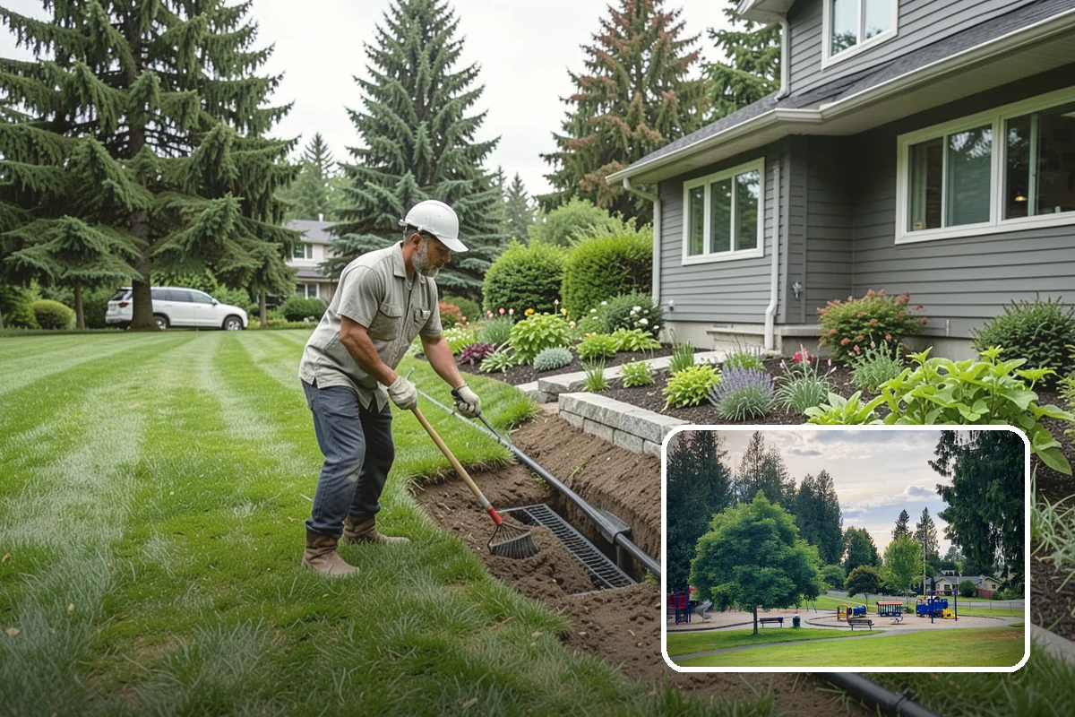 Wood Chip Spreading in Bonney Lake, Pierce County, WA - Rugged, stable cover for paths and beds