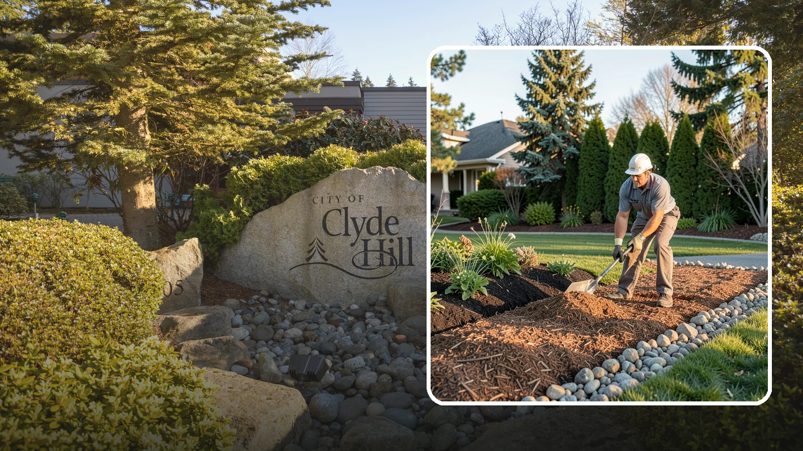 Wood Chip Spreading in Clyde Hill, King County, WA - Natural wood chips and arborist chips spread on paths, beds, and play areas for a rugged, economical cover.