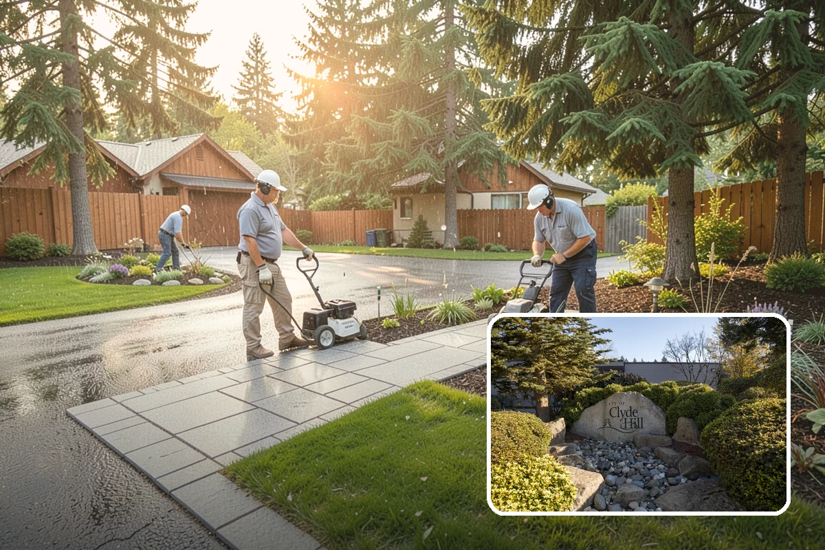Wood Chip Spreading in Clyde Hill, King County, WA - Rugged, stable cover for paths and beds