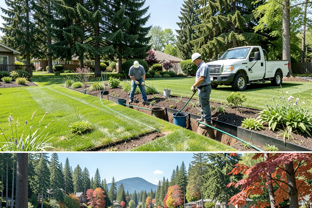Wood Chip Spreading in Covington, King County, WA - Can be spread year-round