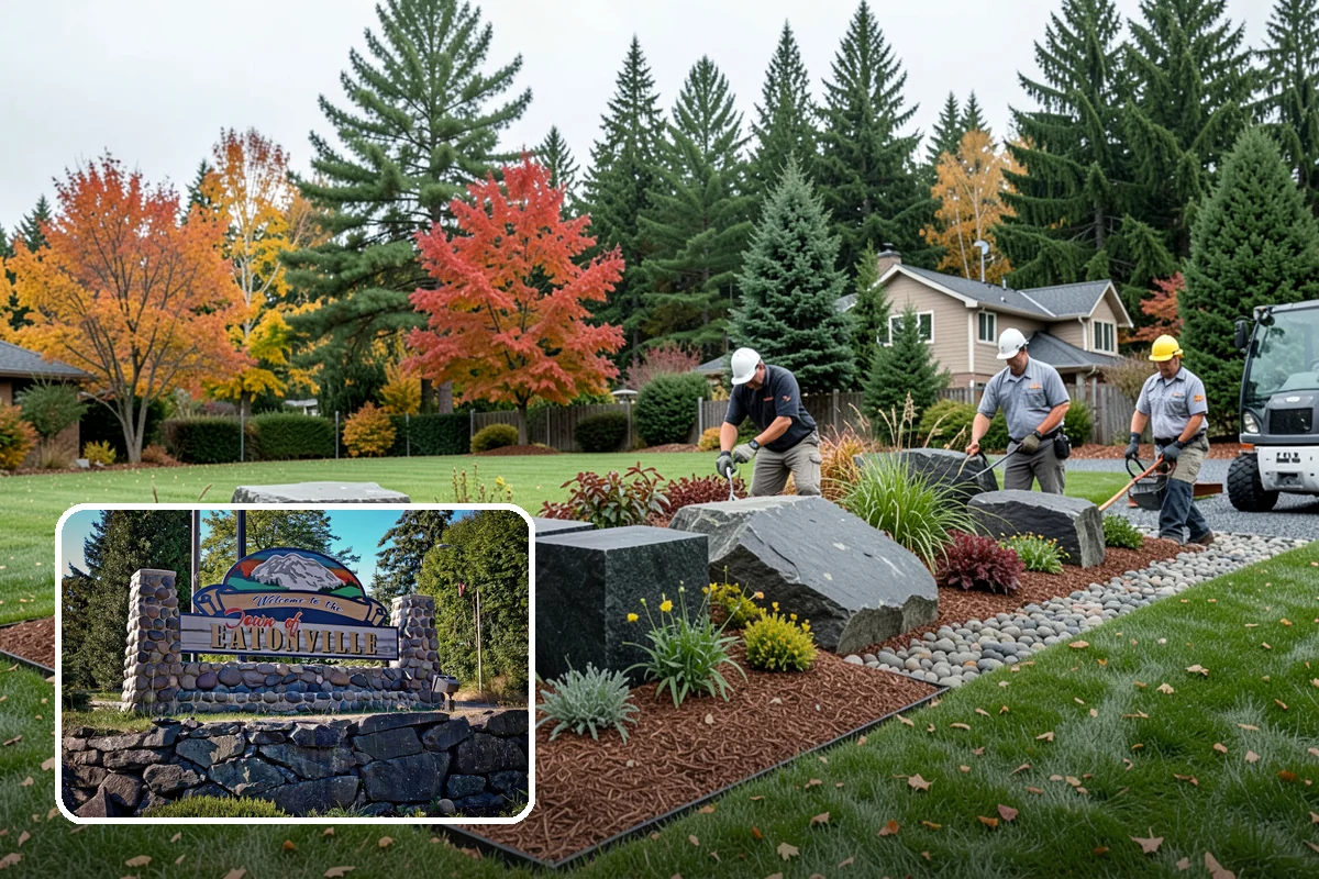 Wood Chip Spreading in Eatonville, Pierce County, WA - Rugged, stable cover for paths and beds