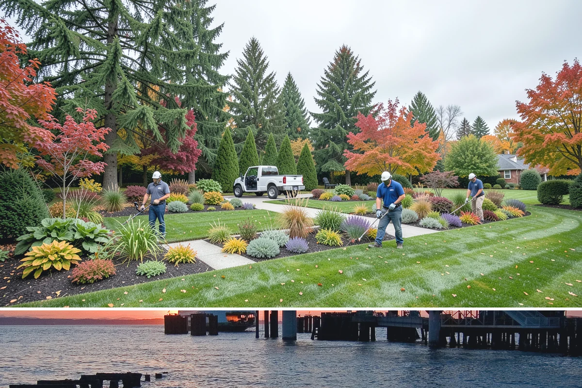 Wood Chip Spreading in Edmonds, Snohomish County, WA - Can be spread year-round