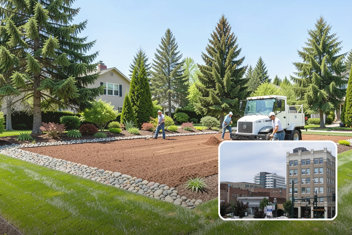 Wood Chip Spreading in Everett, Snohomish County, WA - Rugged, stable cover for paths and beds