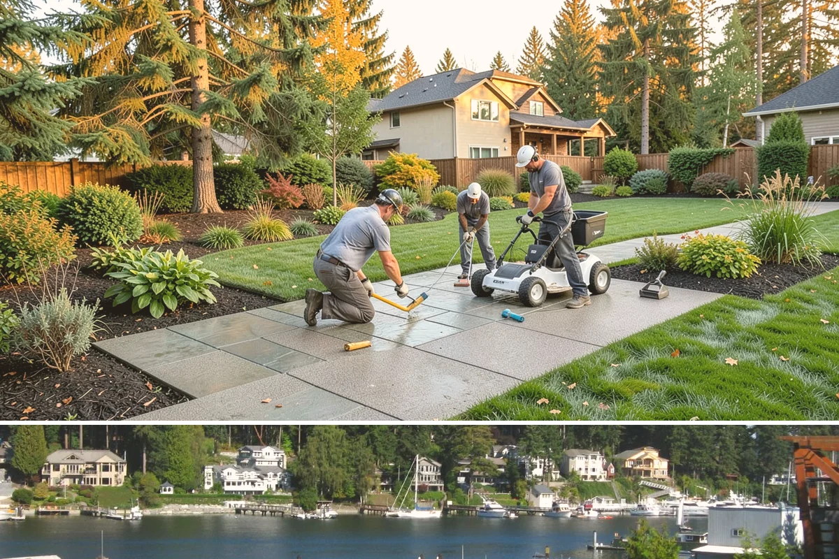 Wood Chip Spreading in Gig Harbor, Pierce County, WA - Can be spread year-round