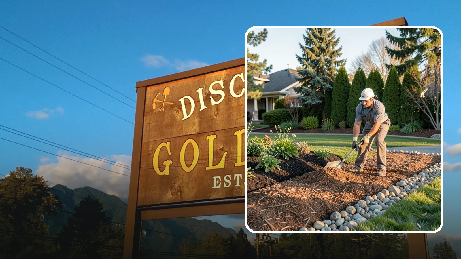Wood Chip Spreading in Gold Bar, Snohomish County, WA - Natural wood chips and arborist chips spread on paths, beds, and play areas for a rugged, economical cover.