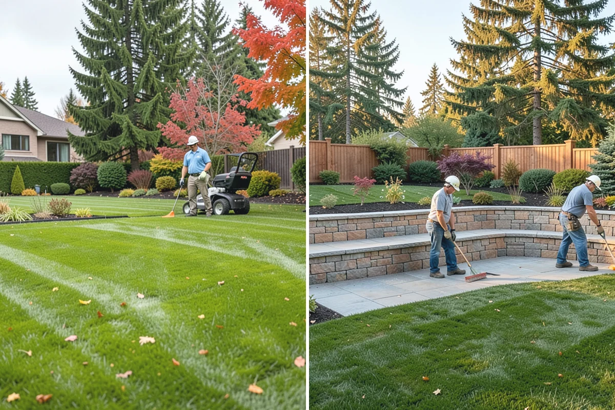Wood Chip Spreading in Gold Bar, Snohomish County, WA - Define the area and prep the surface