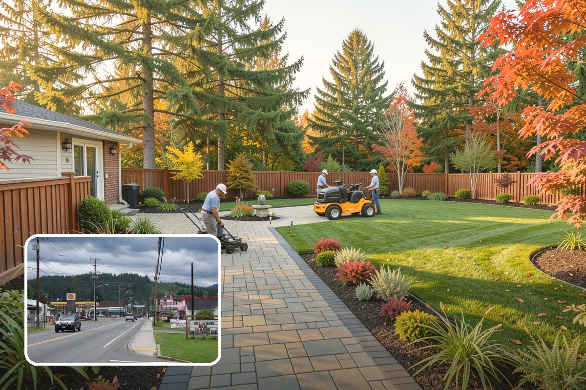 Wood Chip Spreading in Granite Falls, Snohomish County, WA - Rugged, stable cover for paths and beds