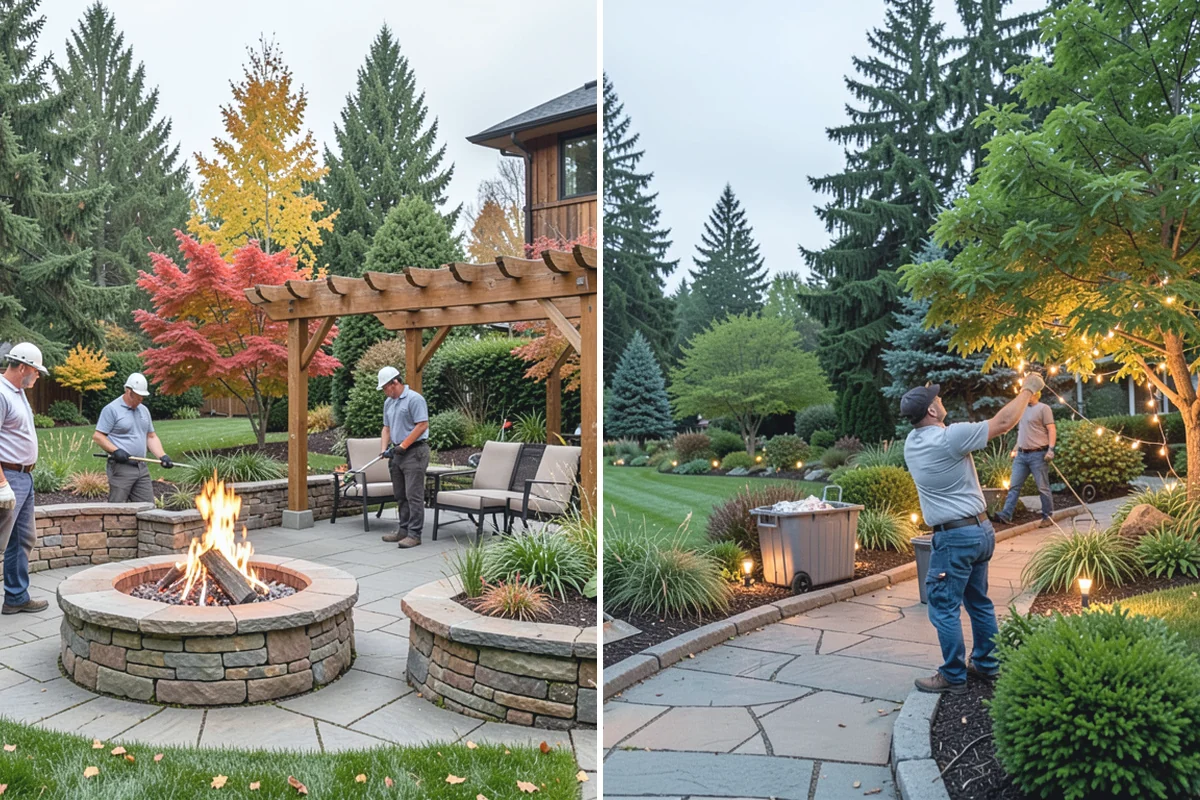 Wood Chip Spreading in Granite Falls, Snohomish County, WA - Define the area and prep the surface