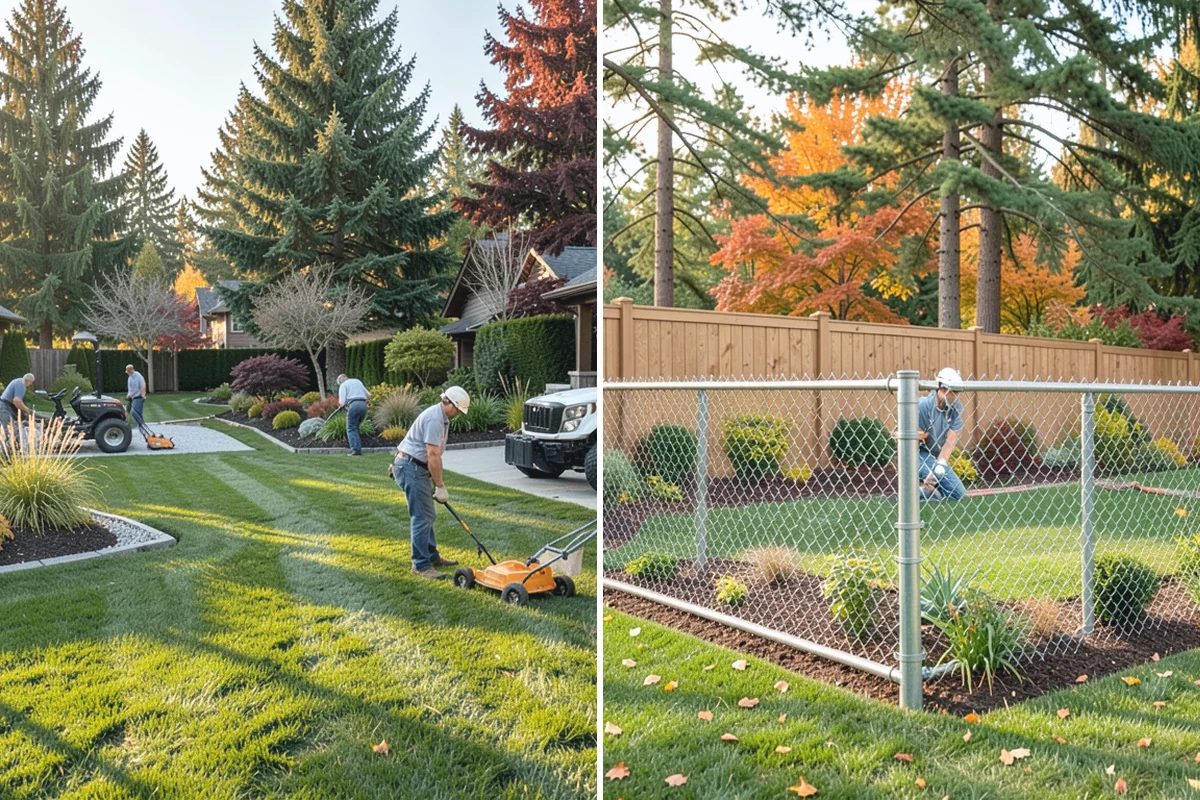 Wood Chip Spreading in Hamilton, Skagit County, WA - Define the area and prep the surface