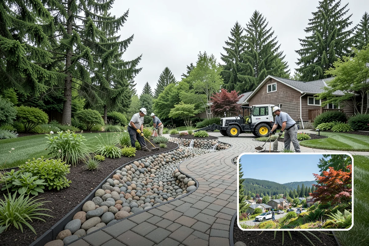 Wood Chip Spreading in Index, Snohomish County, WA - Rugged, stable cover for paths and beds