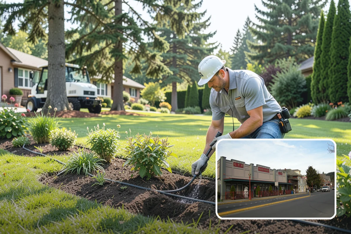 Wood Chip Spreading in Issaquah, King County, WA - Rugged, stable cover for paths and beds