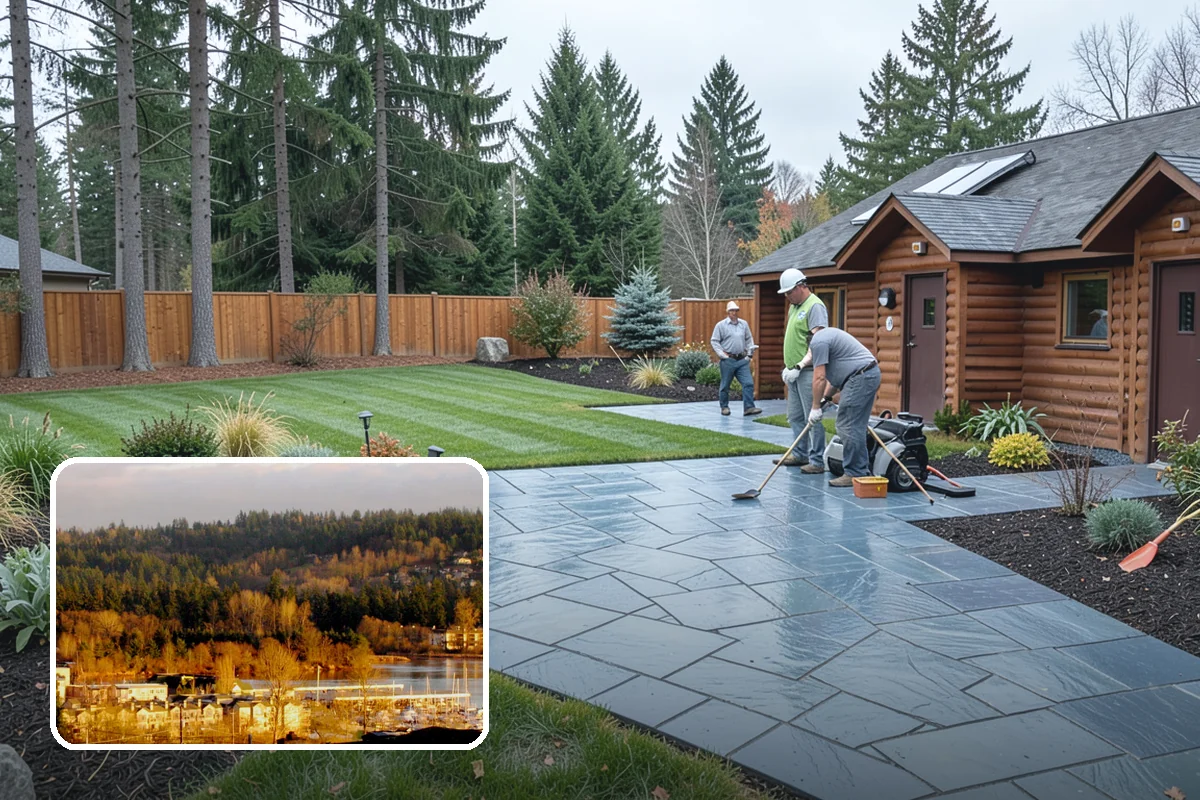 Wood Chip Spreading in Kenmore, King County, WA - Rugged, stable cover for paths and beds