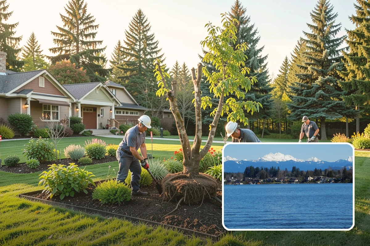 Wood Chip Spreading in Lake Stevens, Snohomish County, WA - Rugged, stable cover for paths and beds