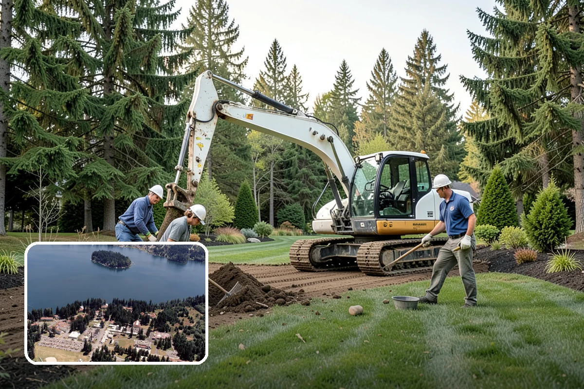 Wood Chip Spreading in Lakewood, Pierce County, WA - Rugged, stable cover for paths and beds
