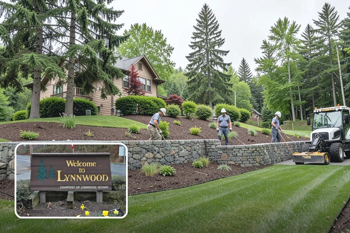 Wood Chip Spreading in Lynnwood, Snohomish County, WA - Rugged, stable cover for paths and beds
