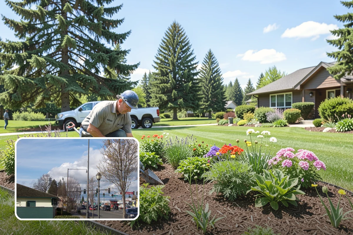 Wood Chip Spreading in Marysville, Snohomish County, WA - Rugged, stable cover for paths and beds