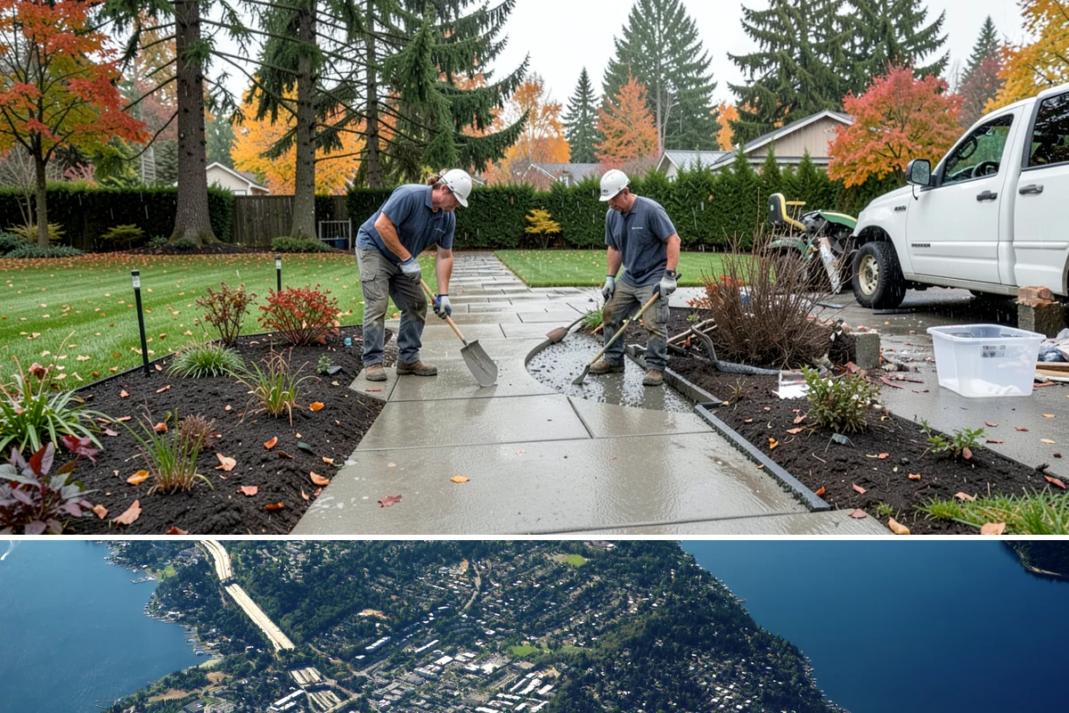 Wood Chip Spreading in Mercer Island, King County, WA - Can be spread year-round