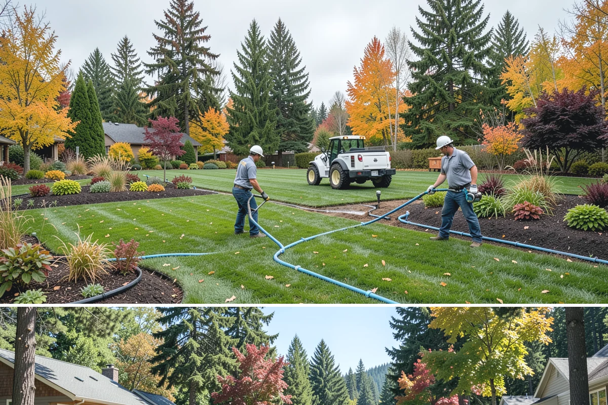 Wood Chip Spreading in Orting, Pierce County, WA - Can be spread year-round