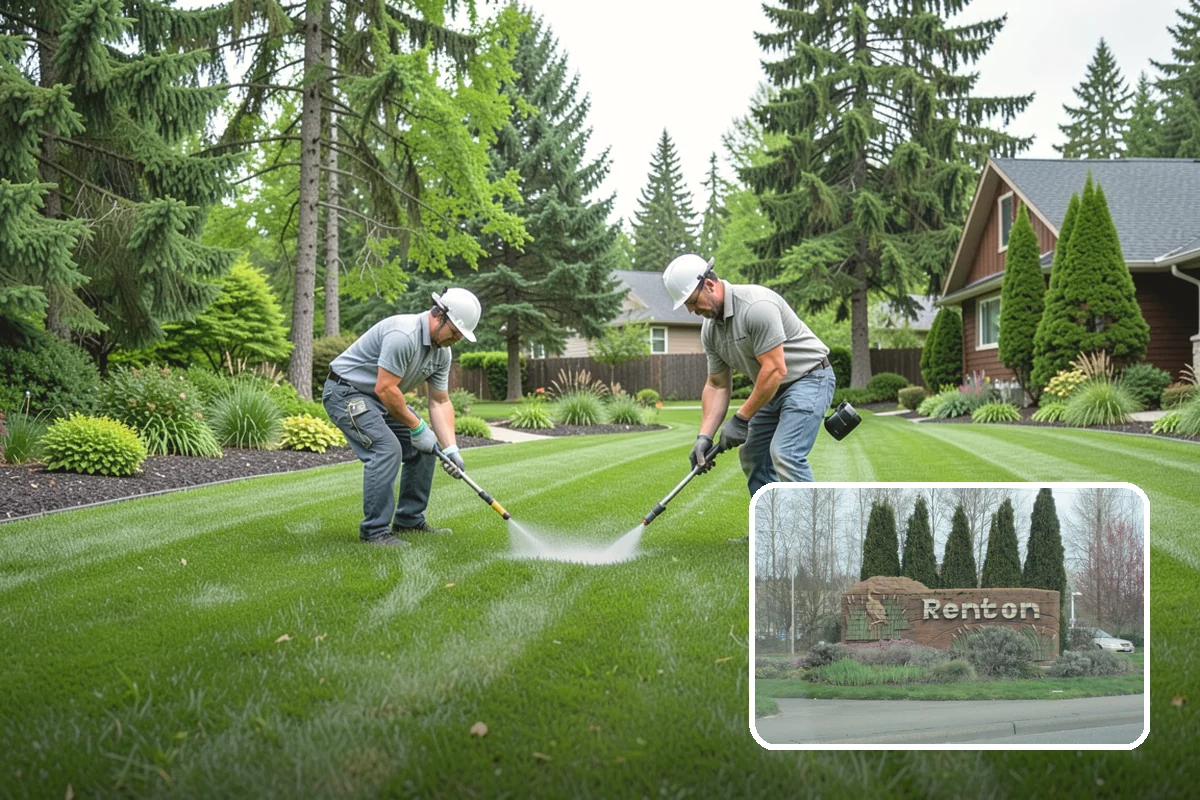 Wood Chip Spreading in Renton, King County, WA - Rugged, stable cover for paths and beds