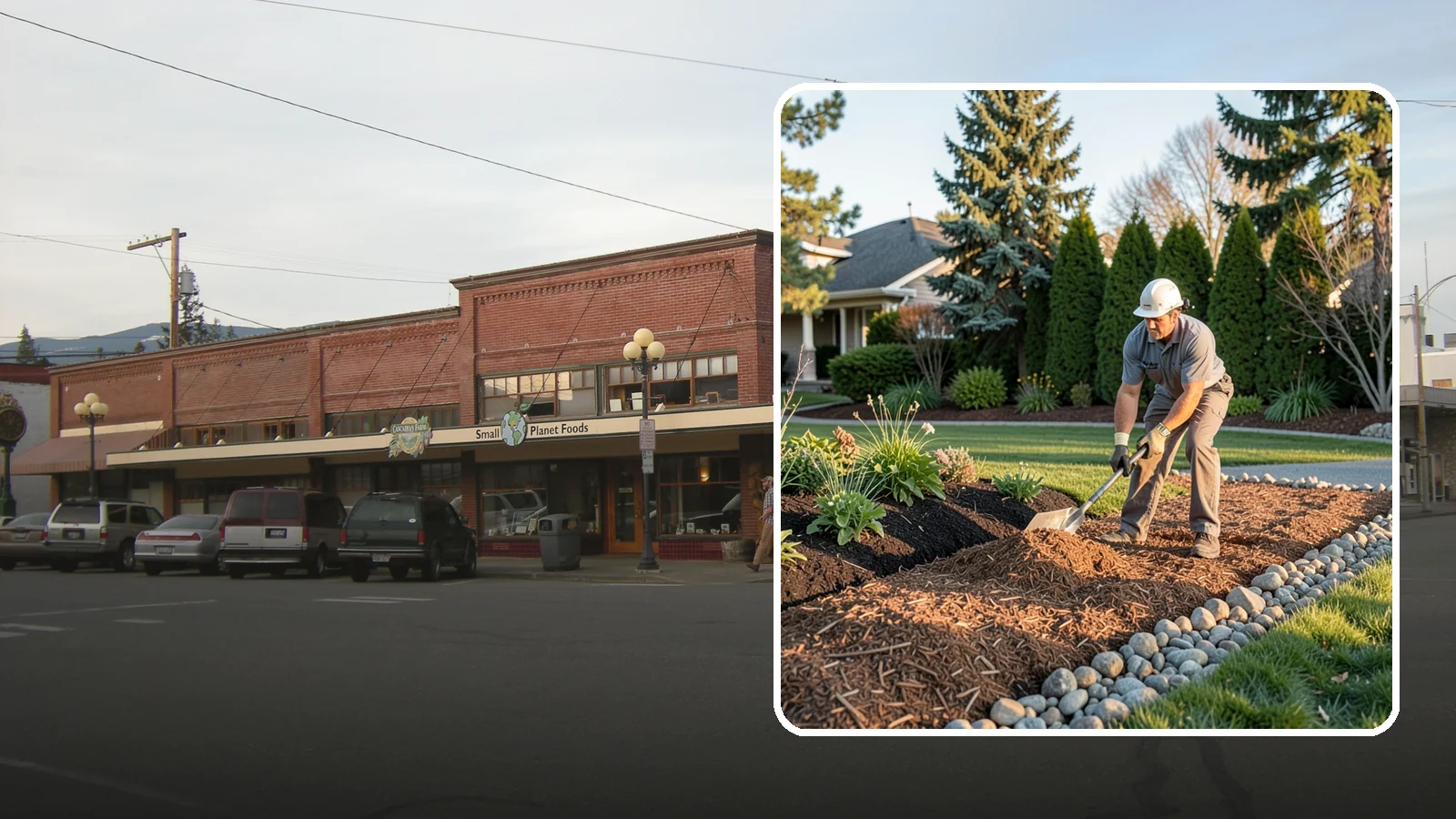 Wood Chip Spreading in Sedro-Woolley, Skagit County, WA - Natural wood chips and arborist chips spread on paths, beds, and play areas for a rugged, economical cover.