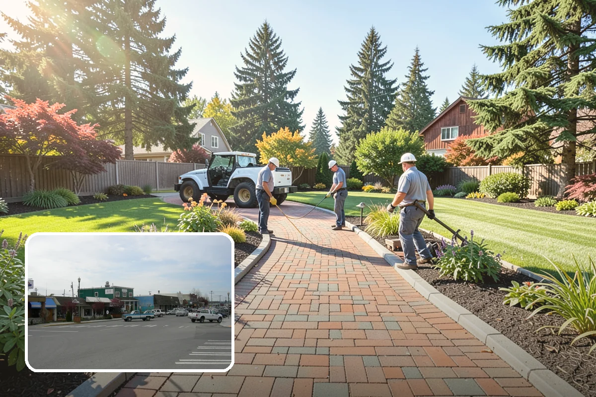 Wood Chip Spreading in Stanwood, Snohomish County, WA - Rugged, stable cover for paths and beds