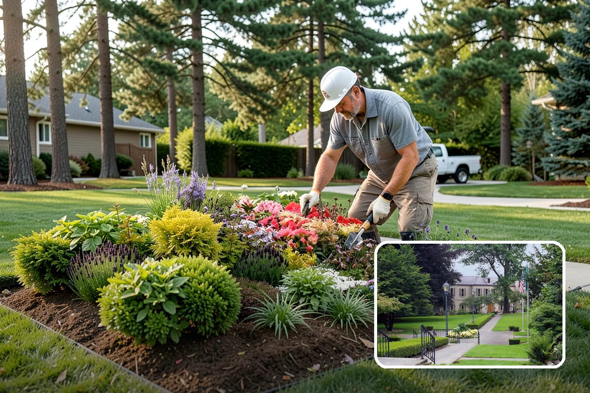 Wood Chip Spreading in Woodinville, King County, WA - Rugged, stable cover for paths and beds