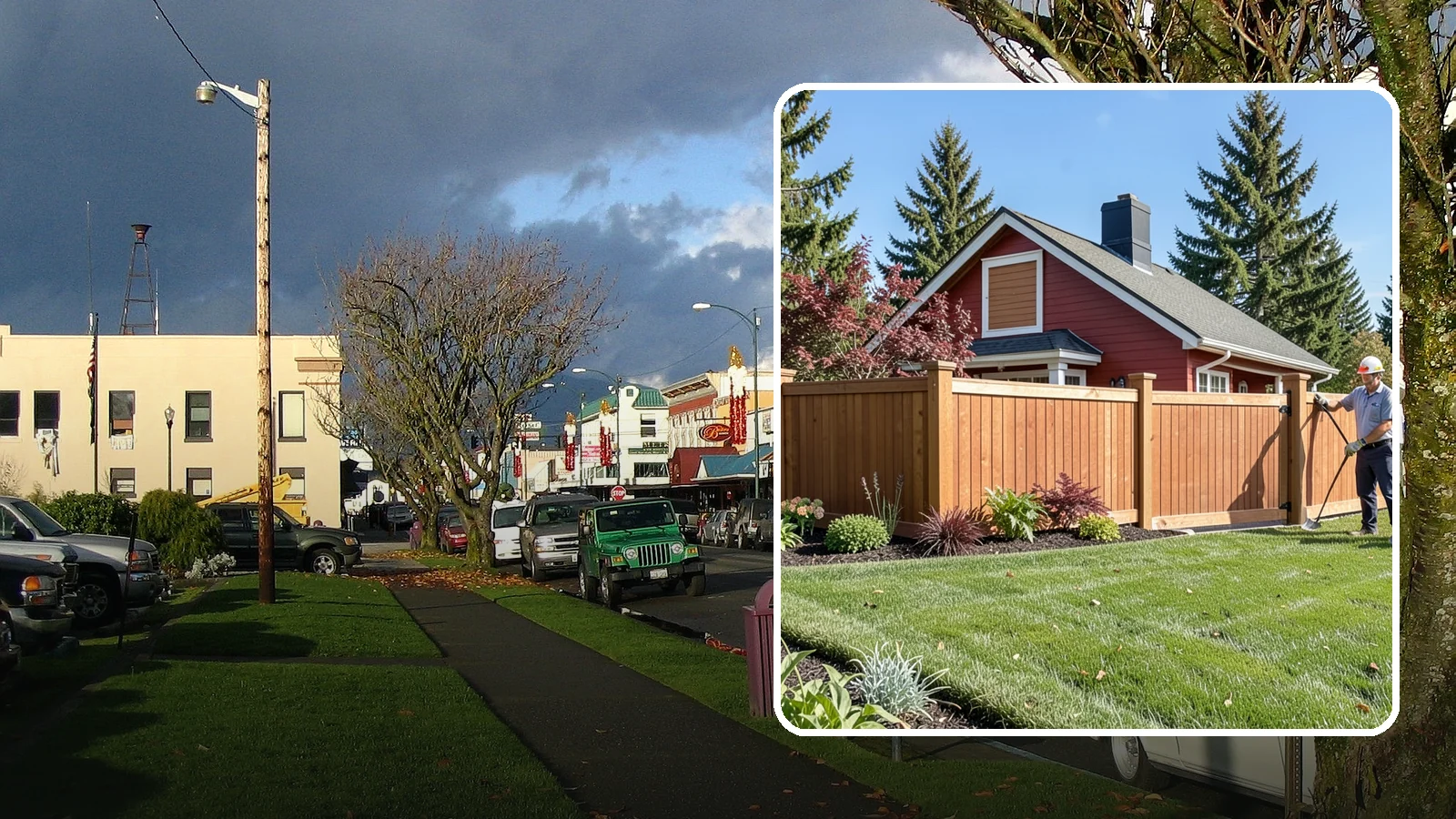 Wood Fence Installation in Arlington, Snohomish County, WA - We build classic wood fences using Western red cedar and treated framing chosen to stand up to Puget Sound weather.