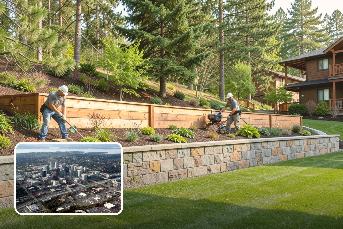 Wood Fence Installation in Bellevue, King County, WA - Delivers the natural cedar appearance popular across Western Washington