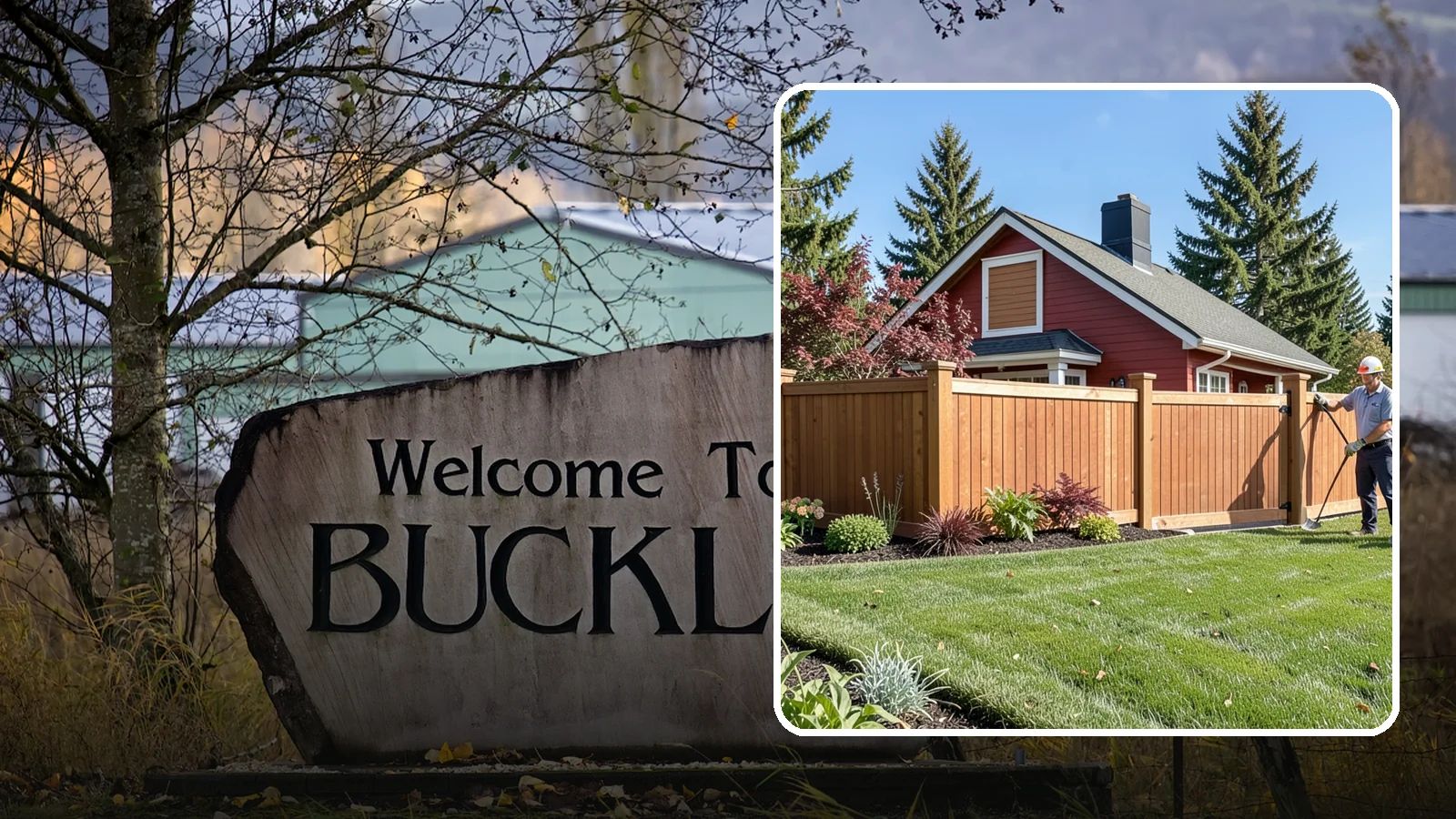 Wood Fence Installation in Buckley, Pierce County, WA - We build classic wood fences using Western red cedar and treated framing chosen to stand up to Puget Sound weather.