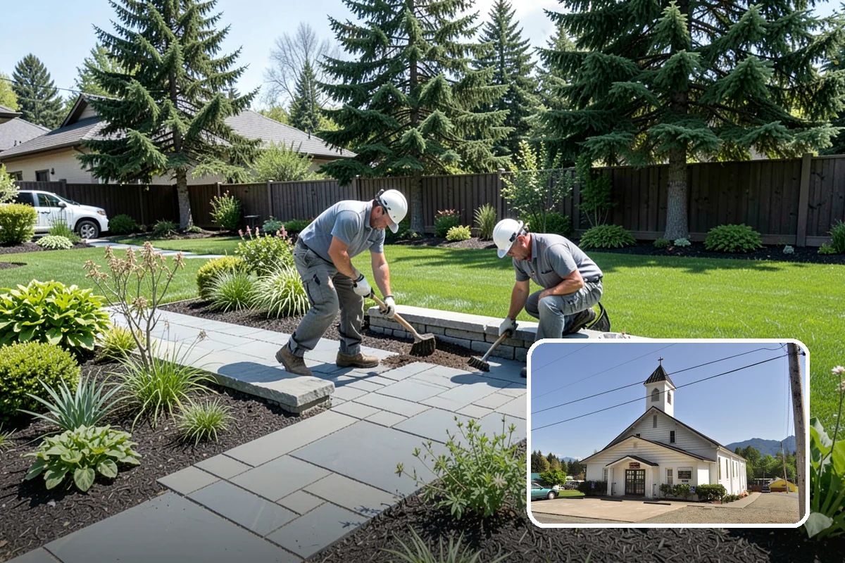 Wood Fence Installation in Concrete, Skagit County, WA - Delivers the natural cedar appearance popular across Western Washington