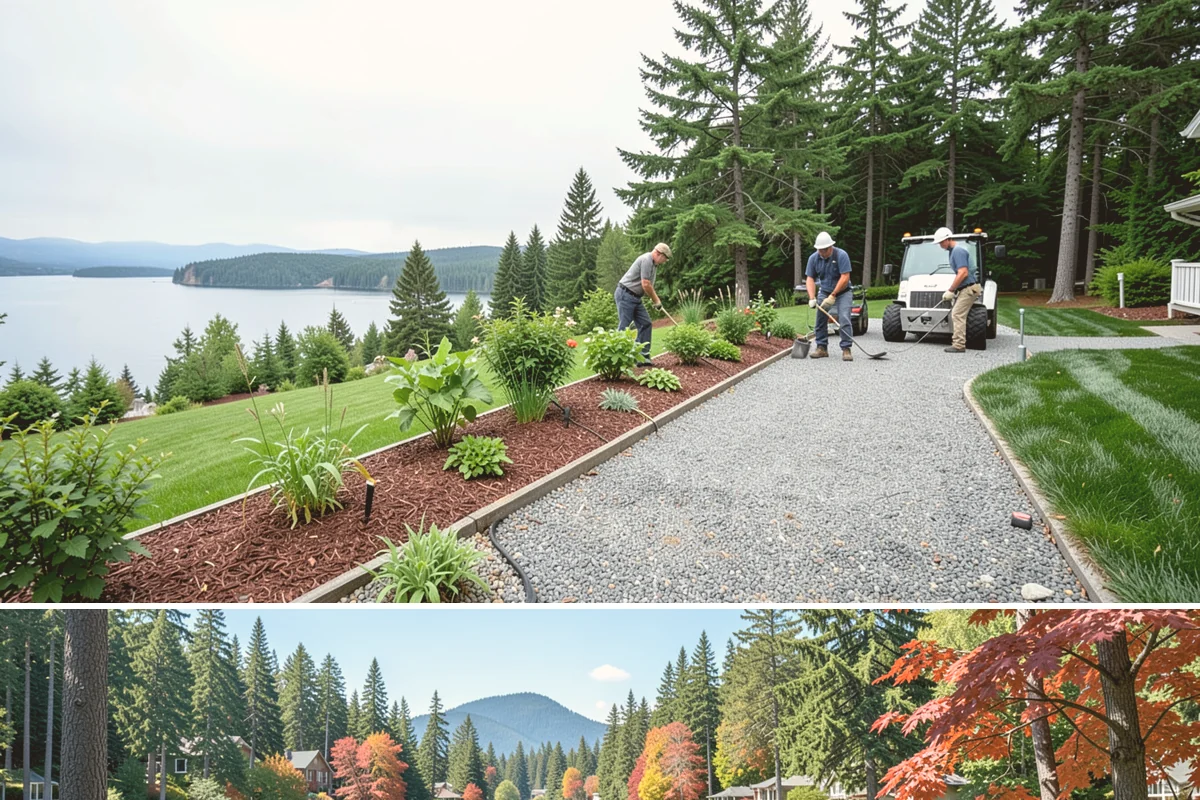 Wood Fence Installation in Covington, King County, WA - Summer and early fall give footings the driest cure, but cedar installs well most of the year with breaks for heavy Northwest...