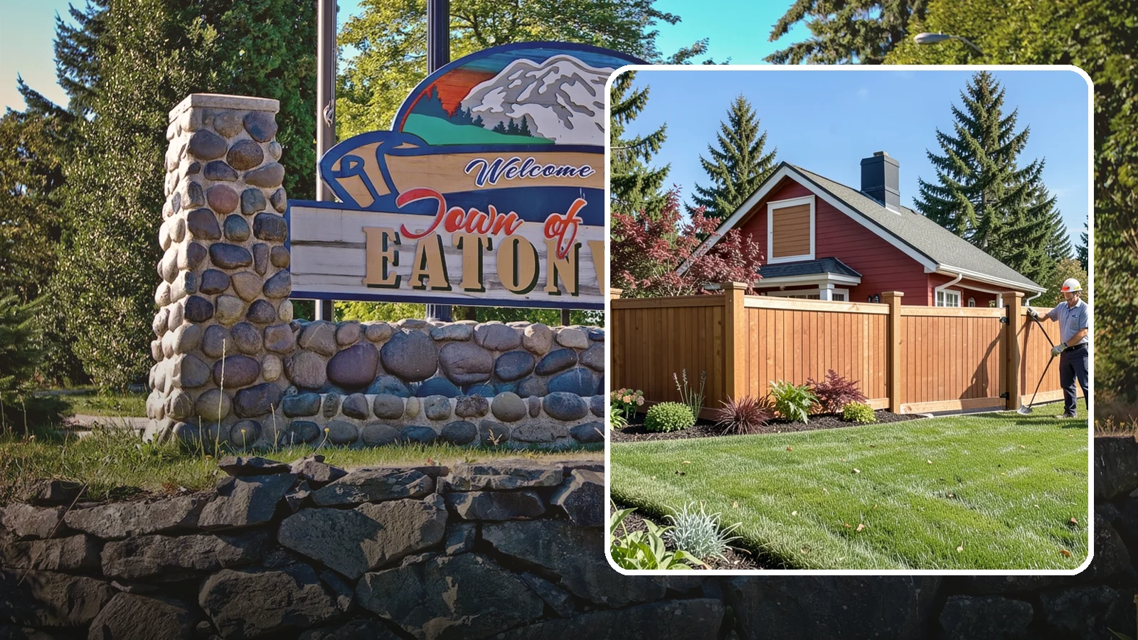 Wood Fence Installation in Eatonville, Pierce County, WA - We build classic wood fences using Western red cedar and treated framing chosen to stand up to Puget Sound weather.