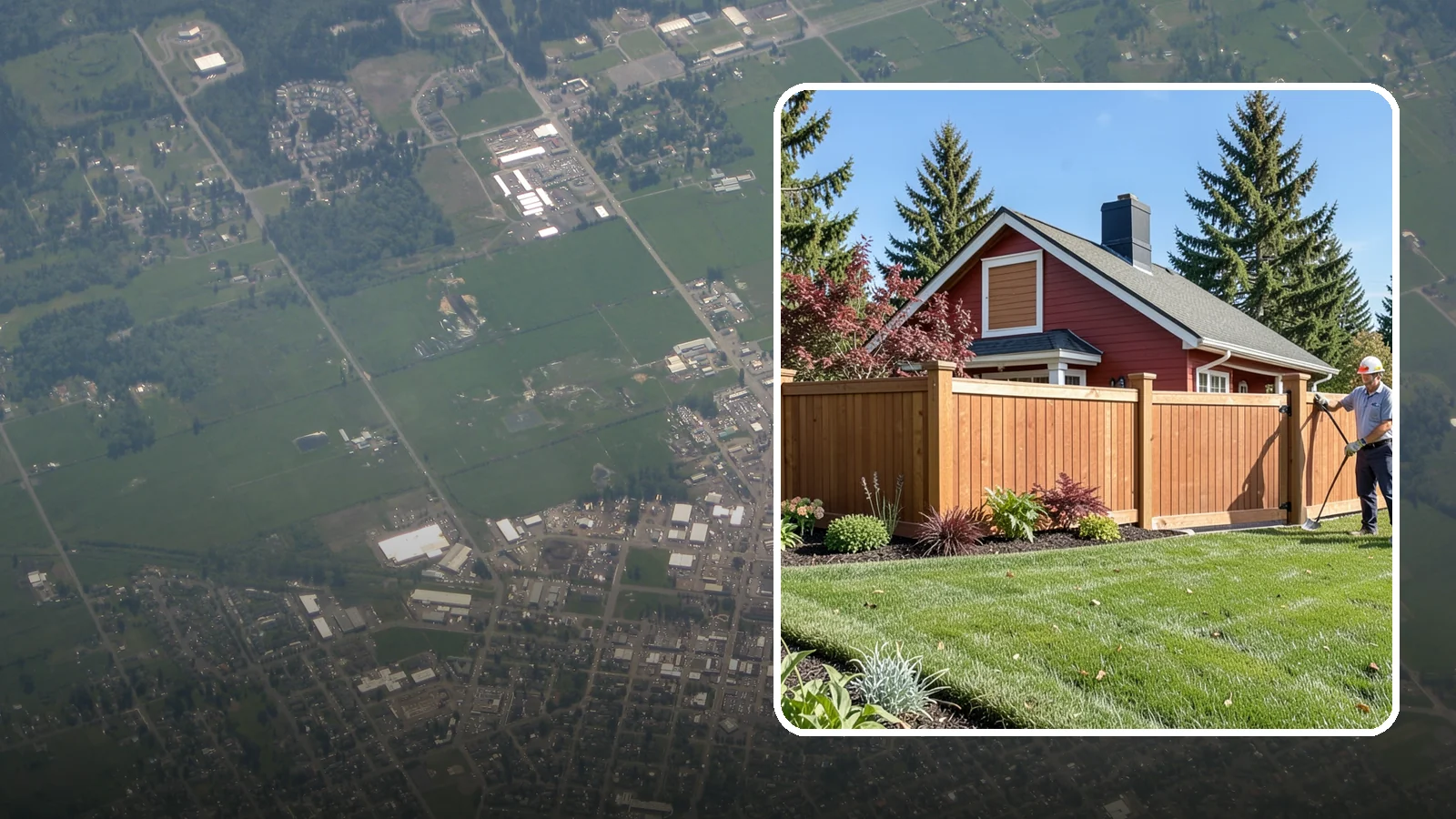 Wood Fence Installation in Enumclaw, King County, WA - We build classic wood fences using Western red cedar and treated framing chosen to stand up to Puget Sound weather.