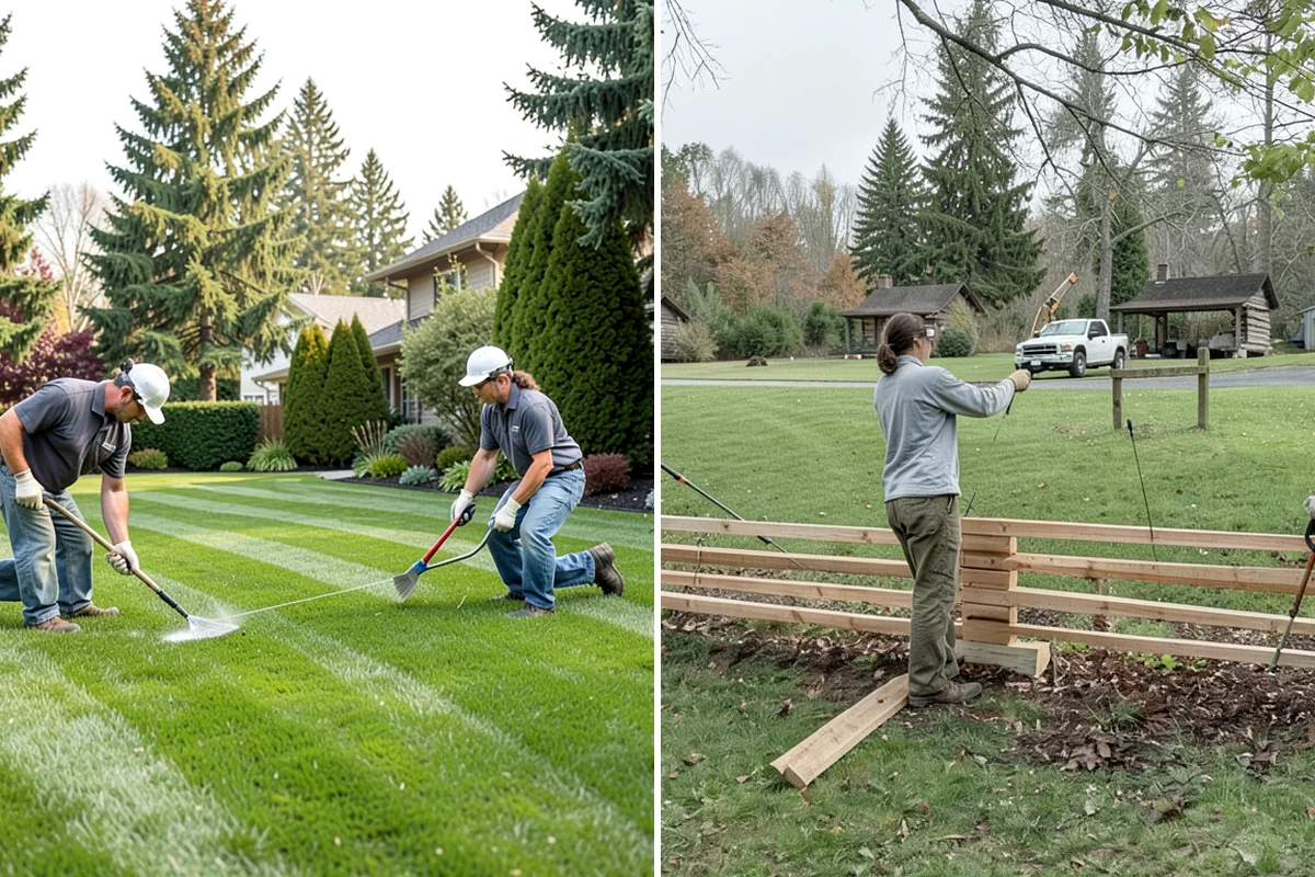 Wood Fence Installation in Everett, Snohomish County, WA - Review layout, style, and height, then locate utilities and lines