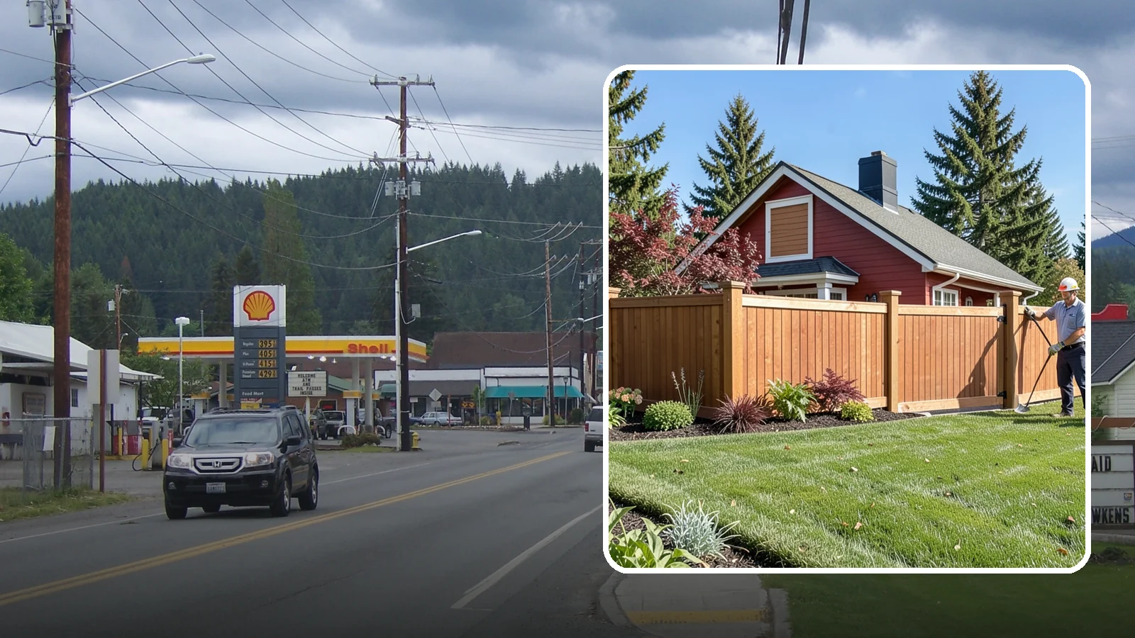 Wood Fence Installation in Granite Falls, Snohomish County, WA - We build classic wood fences using Western red cedar and treated framing chosen to stand up to Puget Sound weather.