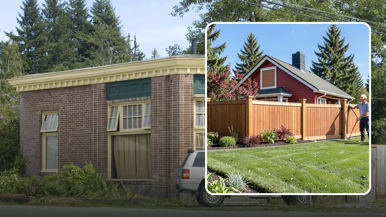 Wood Fence Installation in Hamilton, Skagit County, WA - We build classic wood fences using Western red cedar and treated framing chosen to stand up to Puget Sound weather.