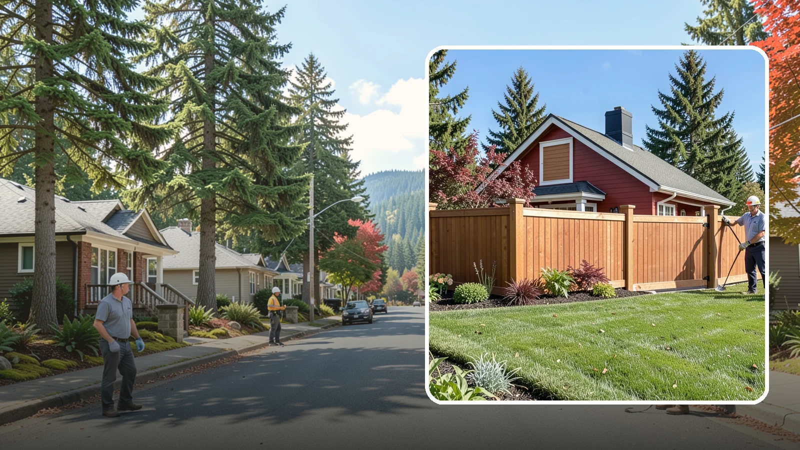 Wood Fence Installation in Hunts Point, King County, WA - We build classic wood fences using Western red cedar and treated framing chosen to stand up to Puget Sound weather.