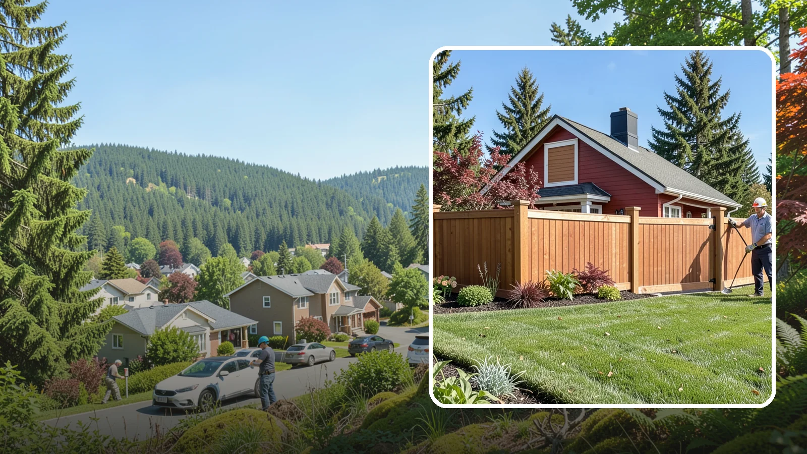Wood Fence Installation in Index, Snohomish County, WA - We build classic wood fences using Western red cedar and treated framing chosen to stand up to Puget Sound weather.