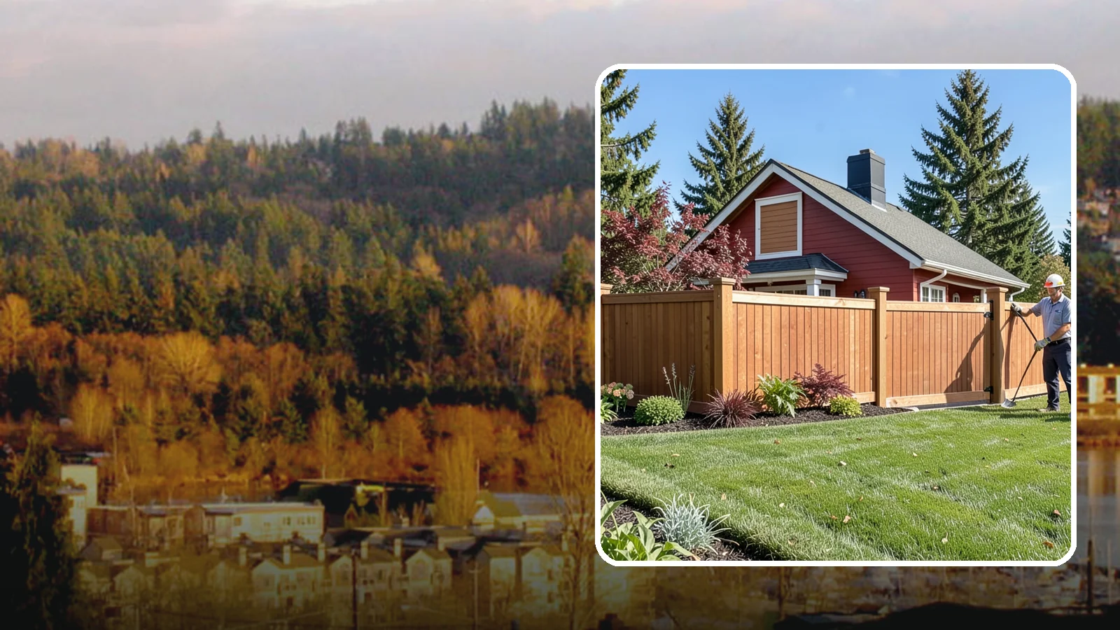 Wood Fence Installation in Kenmore, King County, WA - We build classic wood fences using Western red cedar and treated framing chosen to stand up to Puget Sound weather.
