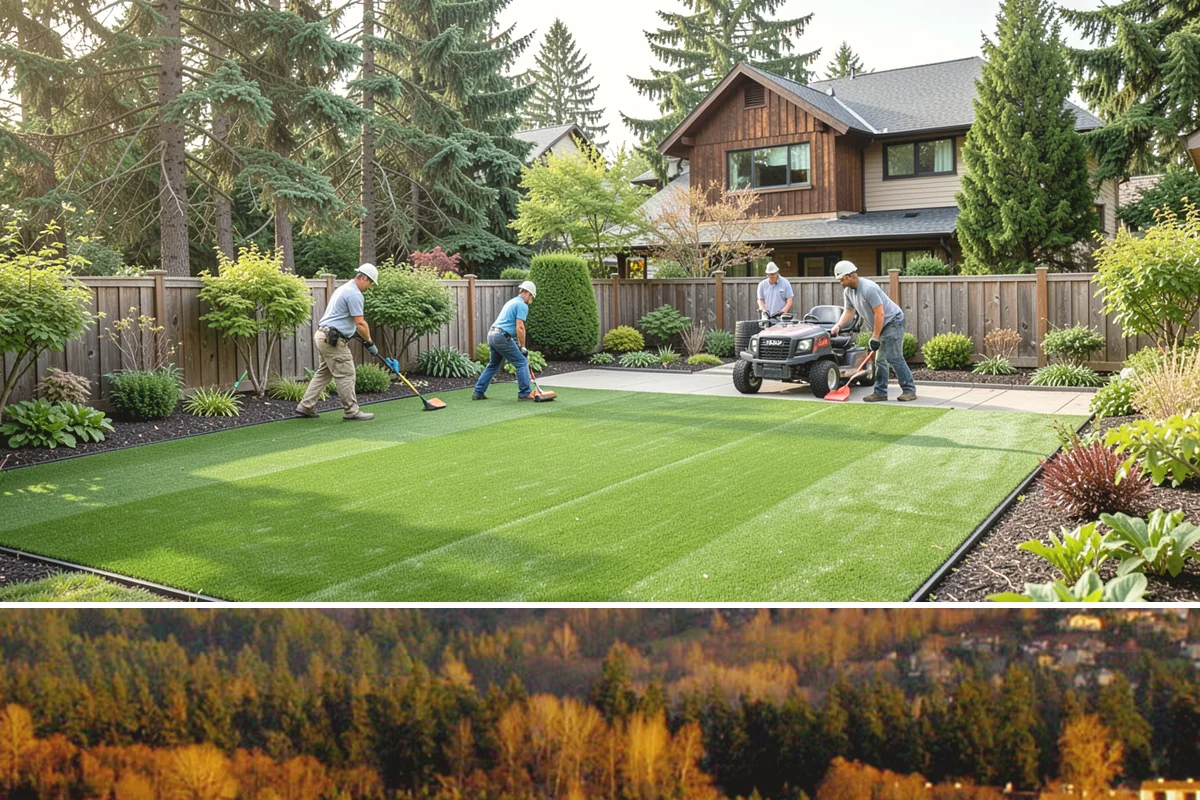 Wood Fence Installation in Kenmore, King County, WA - Summer and early fall give footings the driest cure, but cedar installs well most of the year with breaks for heavy Northwest...