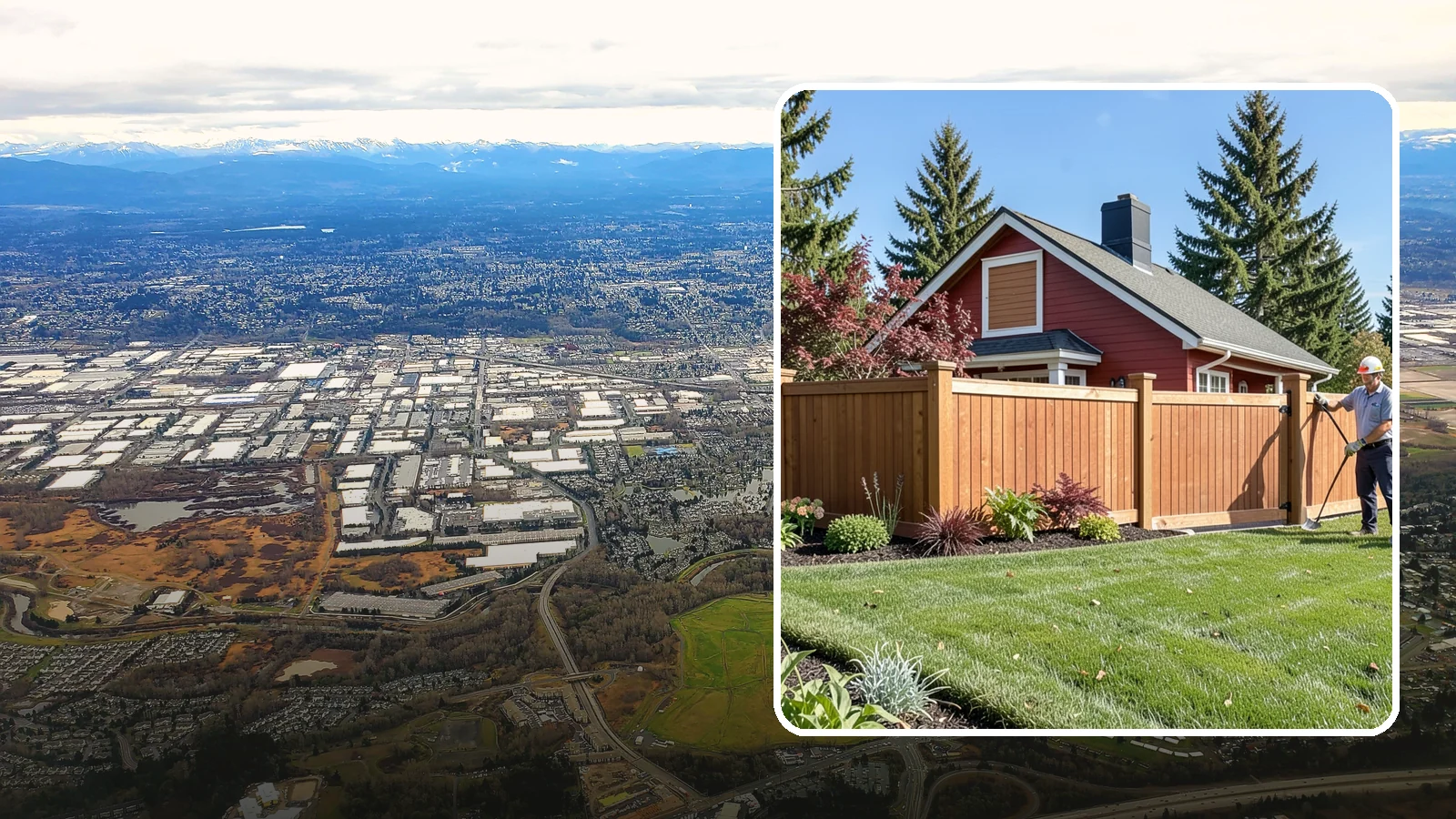 Wood Fence Installation in Kent, King County, WA - We build classic wood fences using Western red cedar and treated framing chosen to stand up to Puget Sound weather.