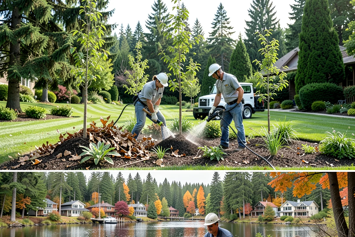 Wood Fence Installation in La Conner, Skagit County, WA - Summer and early fall give footings the driest cure, but cedar installs well most of the year with breaks for heavy Northwest...