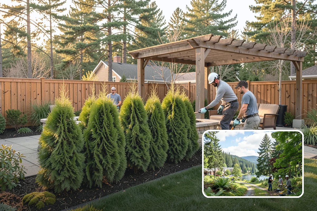 Wood Fence Installation in Lake Forest Park, King County, WA - Delivers the natural cedar appearance popular across Western Washington