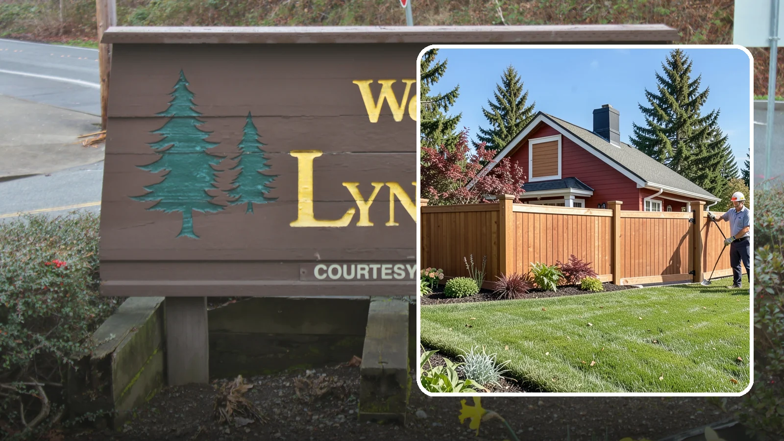 Wood Fence Installation in Lynnwood, Snohomish County, WA - We build classic wood fences using Western red cedar and treated framing chosen to stand up to Puget Sound weather.