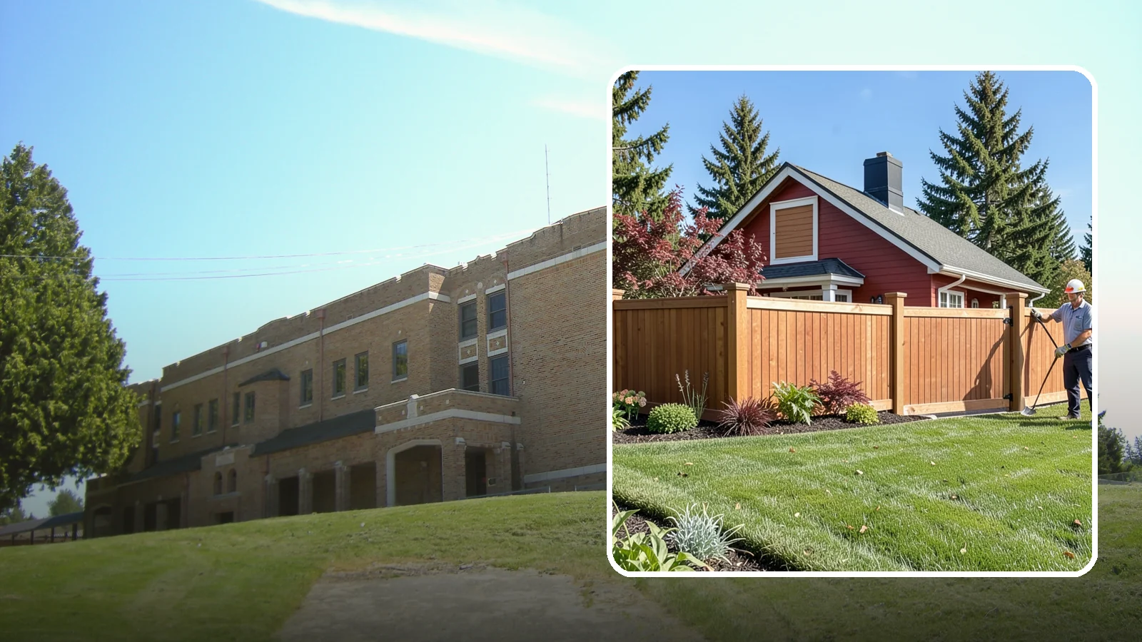 Wood Fence Installation in Maple Valley, King County, WA - We build classic wood fences using Western red cedar and treated framing chosen to stand up to Puget Sound weather.