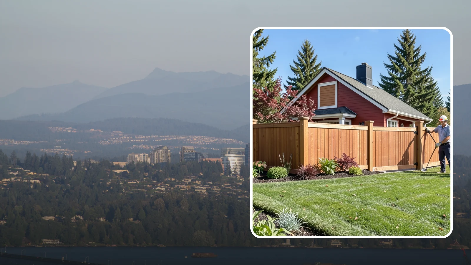 Wood Fence Installation in Medina, King County, WA - We build classic wood fences using Western red cedar and treated framing chosen to stand up to Puget Sound weather.