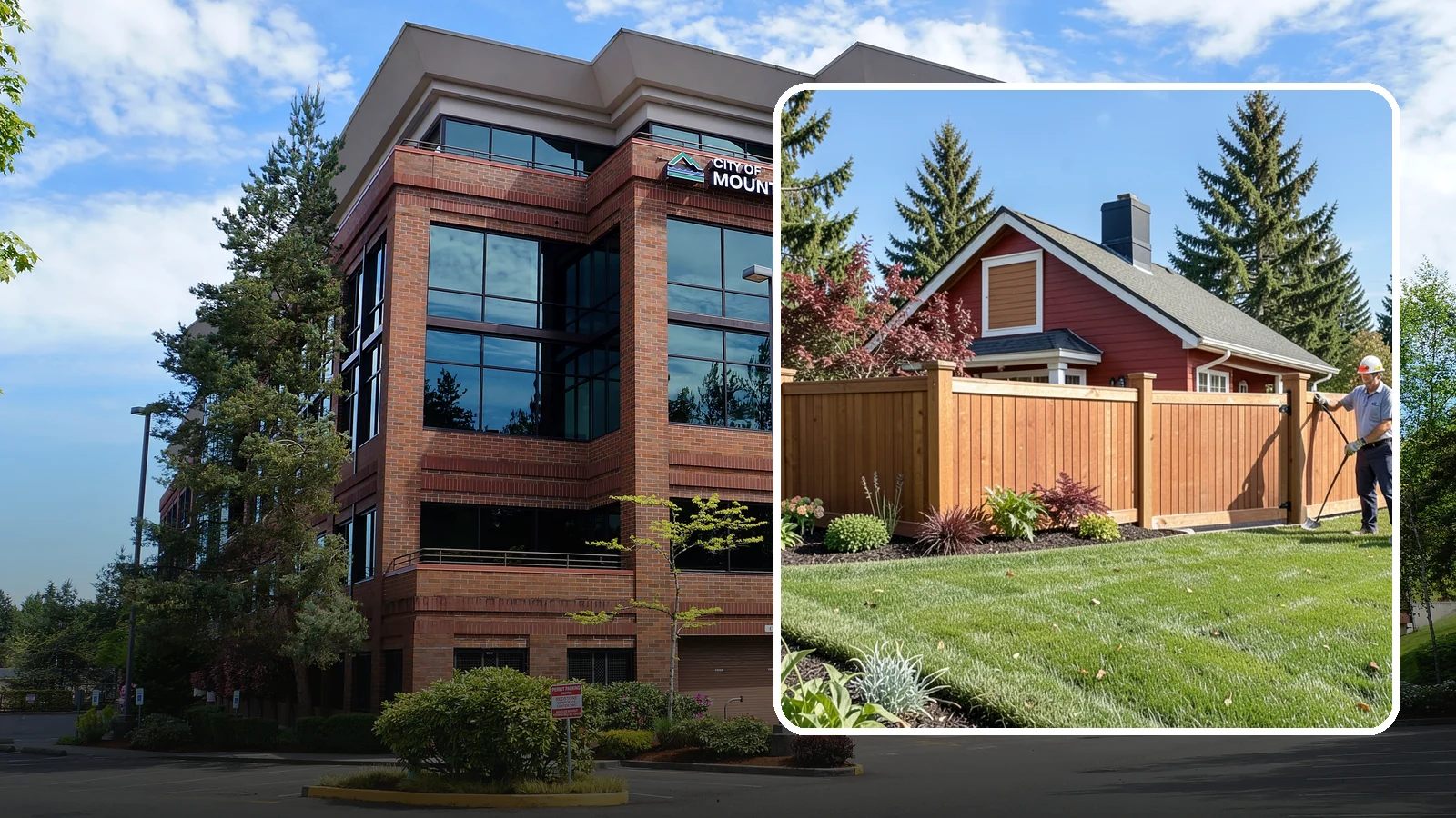 Wood Fence Installation in Mountlake Terrace, Snohomish County, WA - We build classic wood fences using Western red cedar and treated framing chosen to stand up to Puget Sound weather.