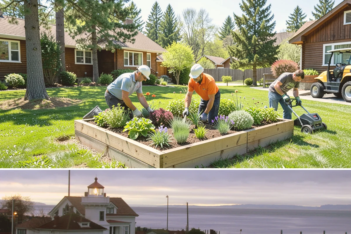 Wood Fence Installation in Mukilteo, Snohomish County, WA - Summer and early fall give footings the driest cure, but cedar installs well most of the year with breaks for heavy Northwest...